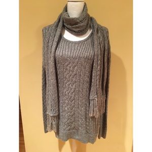 Sweater with Matching Scarf